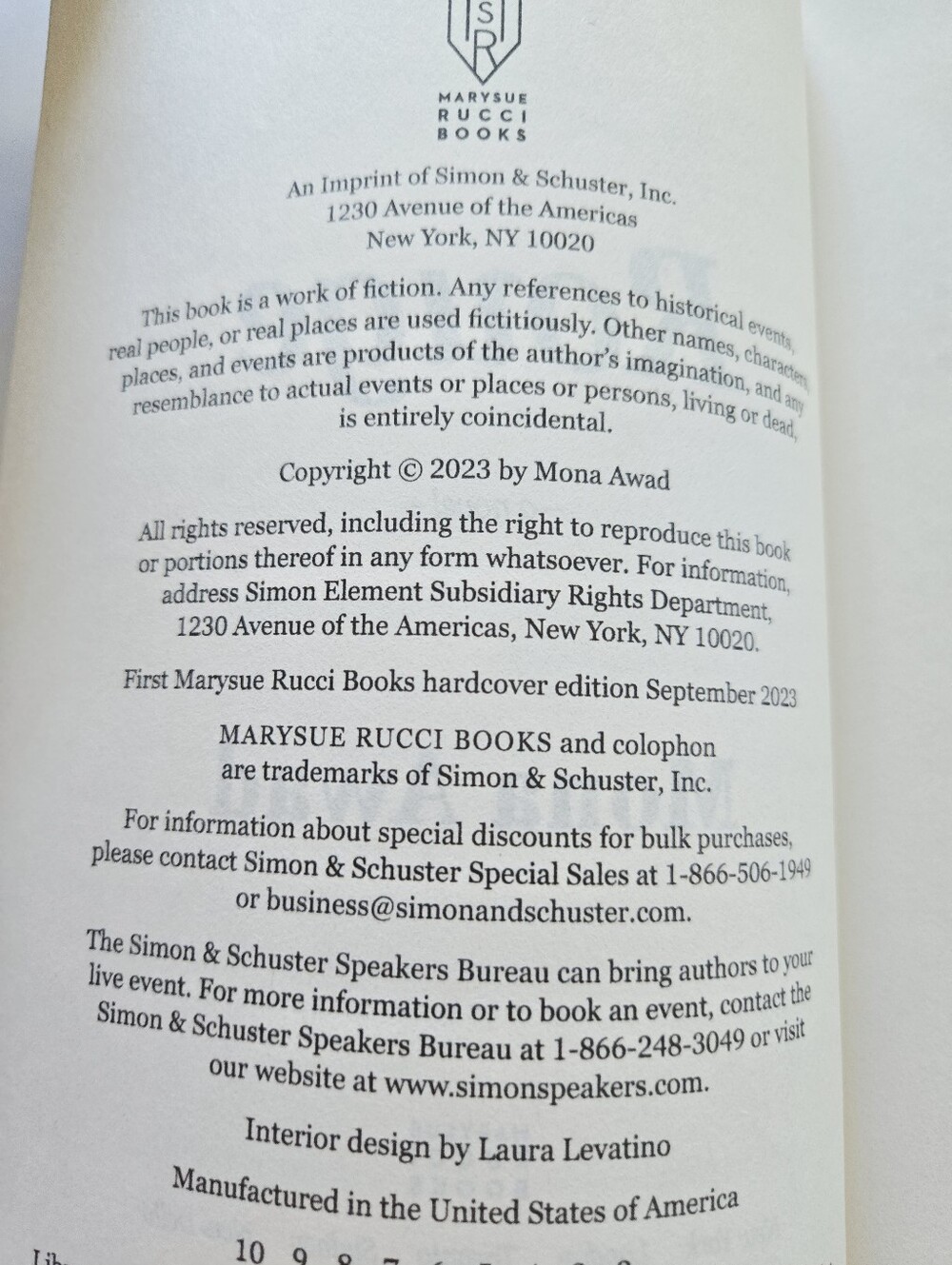 Rouge by Mona Awad 2023 Advanced Readers Edition Trade Paperback - Picture 11 of 12